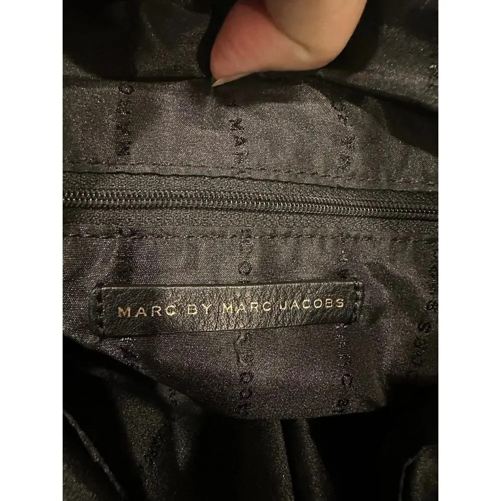 Marc by Marc Jacobs Calamity Rei Black Leather Satchel Crossbody Bag